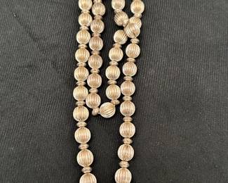 .925 (Sterling) Ball Necklace