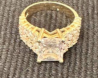 14K Diamond Ring