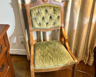 Antique Tufted back  Side Chair