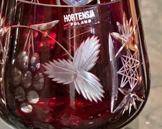 Cut to  Clear Stemware by: Hortensia, Poland