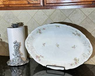 Large Vintage Platter by O.P. Company,  Syracuse