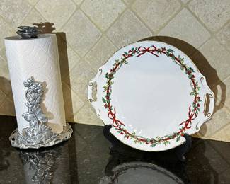 Royal Worcester "Holly Ribbons"