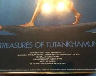Lot# 16   Treasures of Tutankhamun 1976 Harpooner Metropolitan Museum of Art Poster           $   75.00