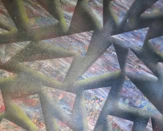 Lot#  60  Local Chicago Artist Original  Jeff Foley / On  46” X 38” Canvas                                        $ 500.00