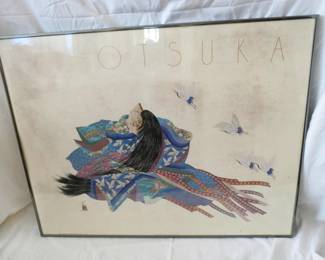 Lot# 20   Hisashi Otsuka, The Dance of the Twelve Kimonos, Offset Lithograph                 $ 100.00