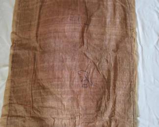 Lot#  44  Large Hand Made Embroidered Tiger Tapestry from Myanmar 3D effect 34”X60”             $ 250.00