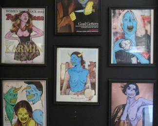 Lot# 23   local Artist Matt Geer original NECROCOLOR      $ 25.00 each     or  all for        $ 100.00