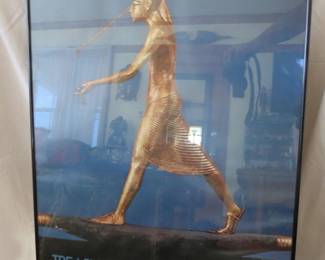 Lot# 16   Treasures of Tutankhamun 1976 Harpooner Metropolitan Museum of Art Poster           $   75.00