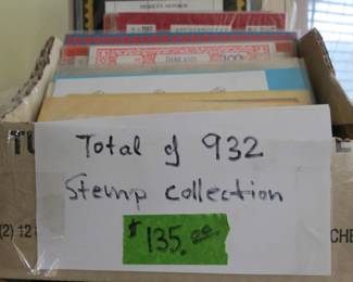 Lot# 51    Collection of 932 Stamps             $ 135.00       