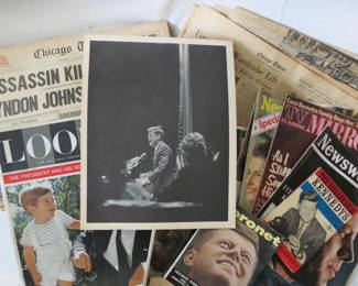 Lot# 59  Lot of Vintage  Historical News Paper Collection                                                                 $  25.00