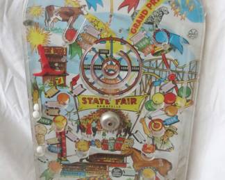 Lot#  28  Vintage 1950 Pin Ball Push Up Game     $  25.00                                                                     