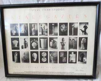 Lot# 19   1983 Framed Steve Starr Studio print   $  50.00                                                         