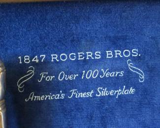 Lot# 47    133 pieces / Vintage Silver Plated Flatware Rogers Bros. 1847                                     $   90.00