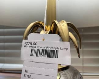 Waterford Crystal Pineapple Lamp