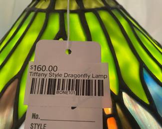 Tiffany Style Dragonfly Lamp