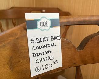 5 Bent Bros Colonial Dining Chairs