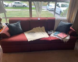 Ethan Allen loveseat and sofa