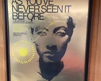 DIA Vintage Egypt Sun King Poster