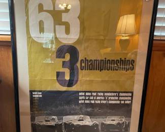 1963 Cobra Ford Racing Poster
