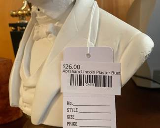 Abraham Lincoln Plaster Bust