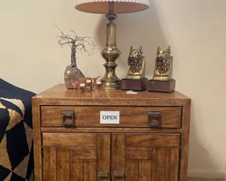 ACR Scottie Bookends, Drexel nightstand