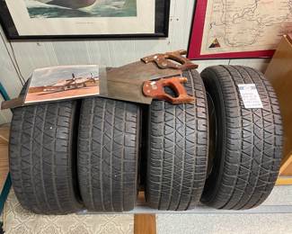 Goodyear Eagle GT Set of 4 with Enkei rims, Warranted Superior saws