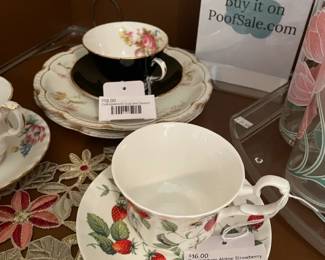 Roy Kirkham Alpine Strawberry, Collingwoods Cup and Saucer