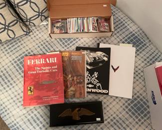 Sport cards, vehicle books