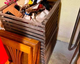 wood antique crates