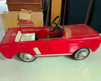 Vintage peddle car