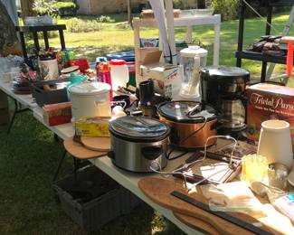 Crock pots, coffee makers