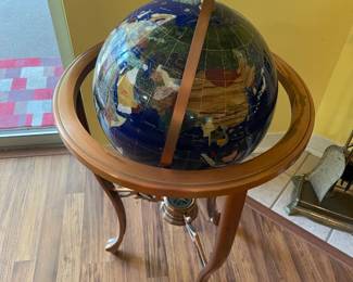 Blue lapis globe