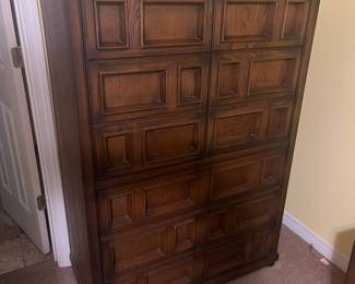 Mid Century Modern, brutalist styled bedroom set