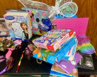 Toys? Games, coloring books