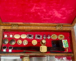 Cufflinks, watches, jewelry