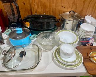 Cookware, glassware, bakeware, Corelle