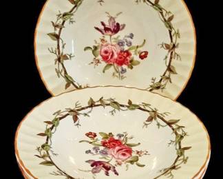 Royal Worcester Florence Repro 8 Plates 