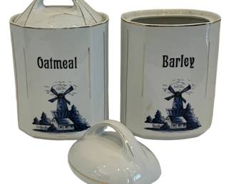 Germany Blue White Canisters 