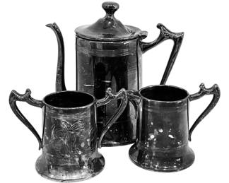 Sheffield Silver Plated Tea Set 