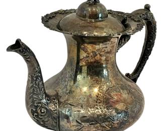 Stunning Silver Plated TeaCoffee Pot 