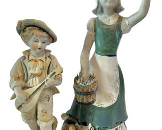 Two Beautiful Porcelain Figurines 