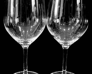 Stolzle Lausitz Polish Crystal Goblets 