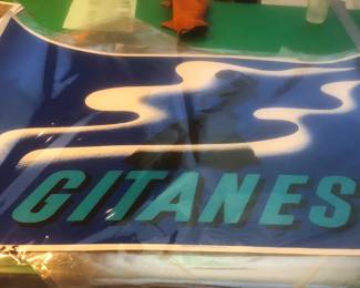 large french printed poster of Gitanes