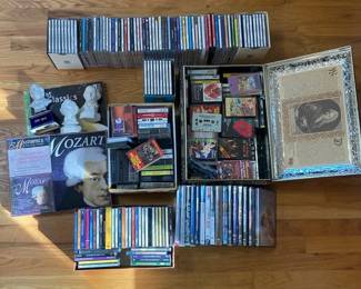 Cassete Tapes CDs And DVD Collection