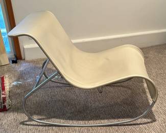 IKEA Emmabo Aluminum and Nylon Mesh Rocking Chair