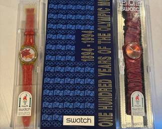 1996 Olympic Watches And 100 Year Anniversary Watch