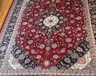 Hand Knotted Wool Rug Made In India