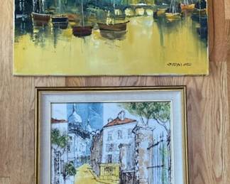 Original Seascape Signed J Salas