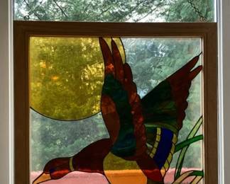 Duck Stained Glass