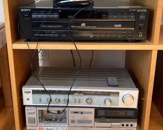 Hitachi Stereo And Sony Disc Changer